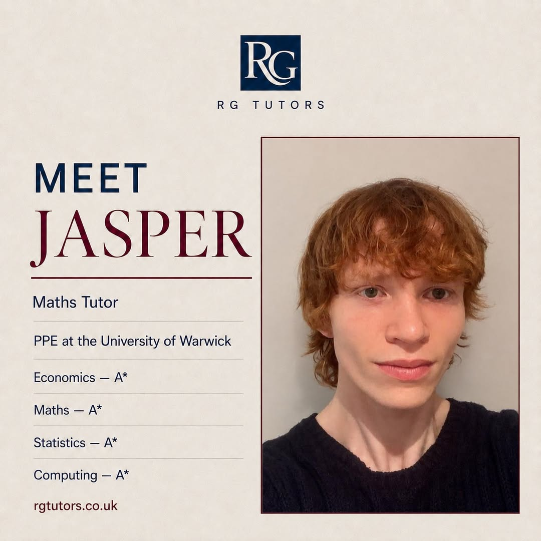 Jasper, RG Tutors maths tutor